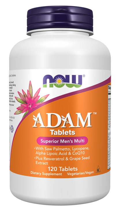 NOW Supplements, ADAM™ Men's Multivitamin, 120 Tabs