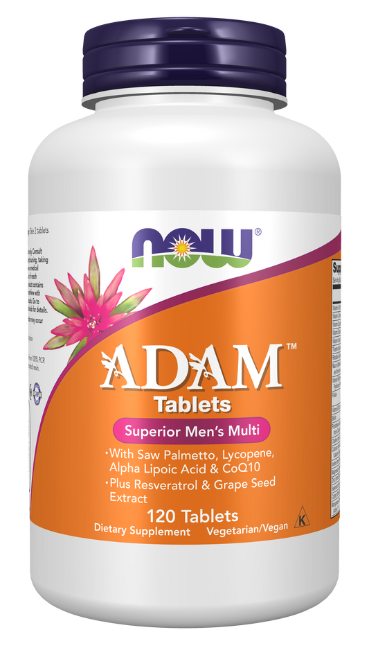 NOW Supplements, ADAM™ Men's Multivitamin, 120 Tabs