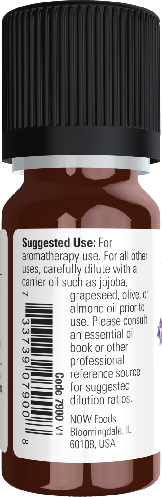NOW Essential Oils, Lavender Oil, Steam Distilled, Undiluted, 10 mL