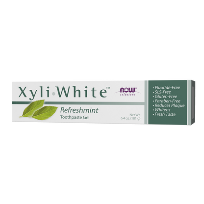 NOW Solutions, Xyliwhite™ Toothpaste Gel, Refreshmint, 6.4 oz