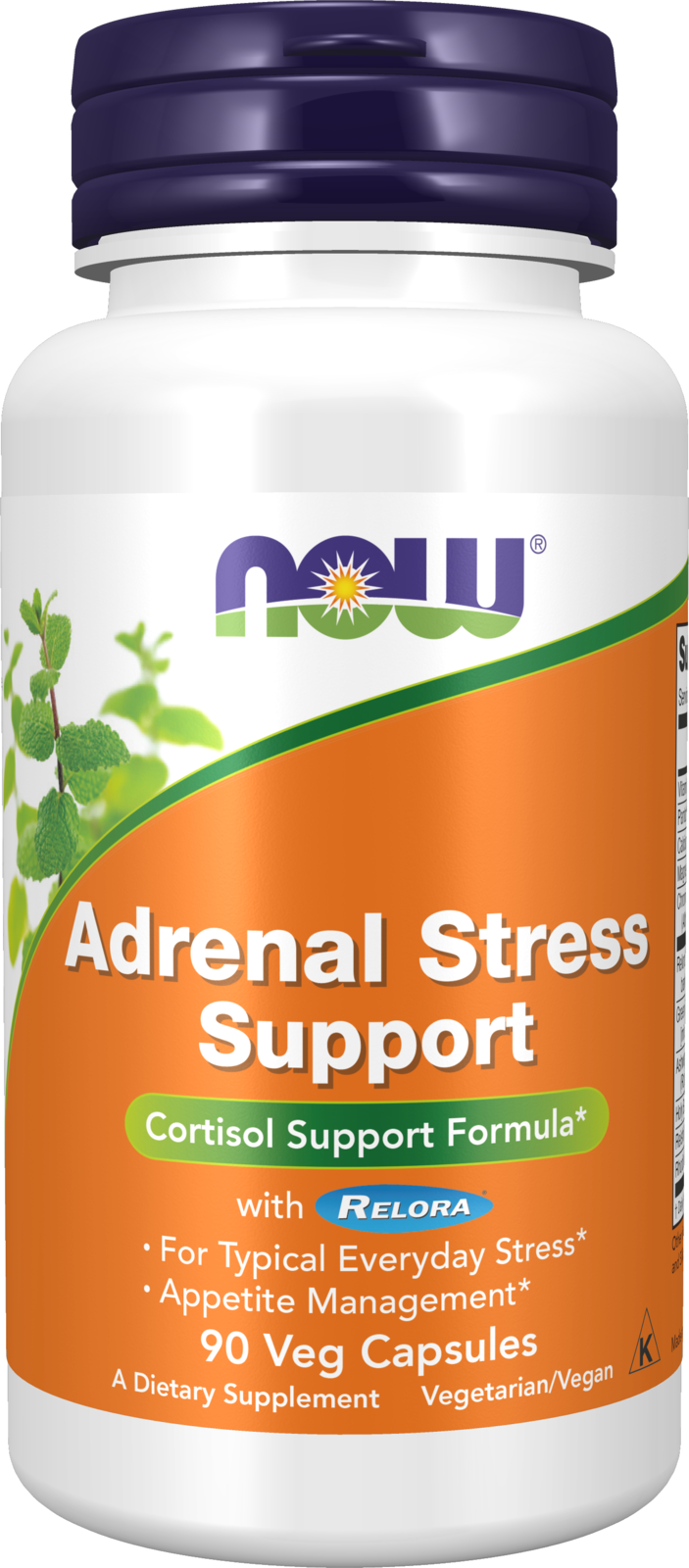 NOW Supplements, Adrenal Stress Support with Relora®,  90 Veg Caps