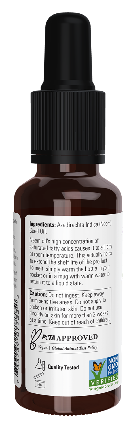 NOW Solutions, Neem Oil, Made From Neem Seed Oil, 1 fl. oz
