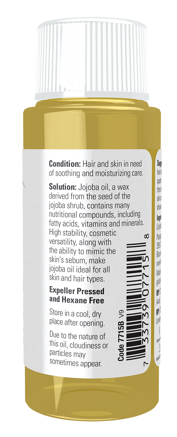 NOW Solutions, Jojoba Oil, Moisturizing, Multi-Purpose Oil, 1 fl. oz