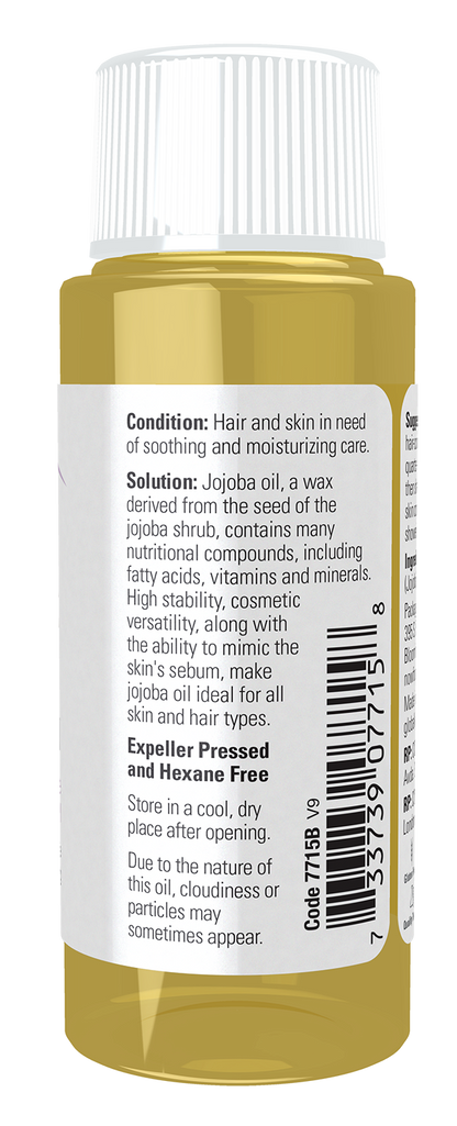 NOW Solutions, Jojoba Oil, Moisturizing, Multi-Purpose Oil, 1 fl. oz