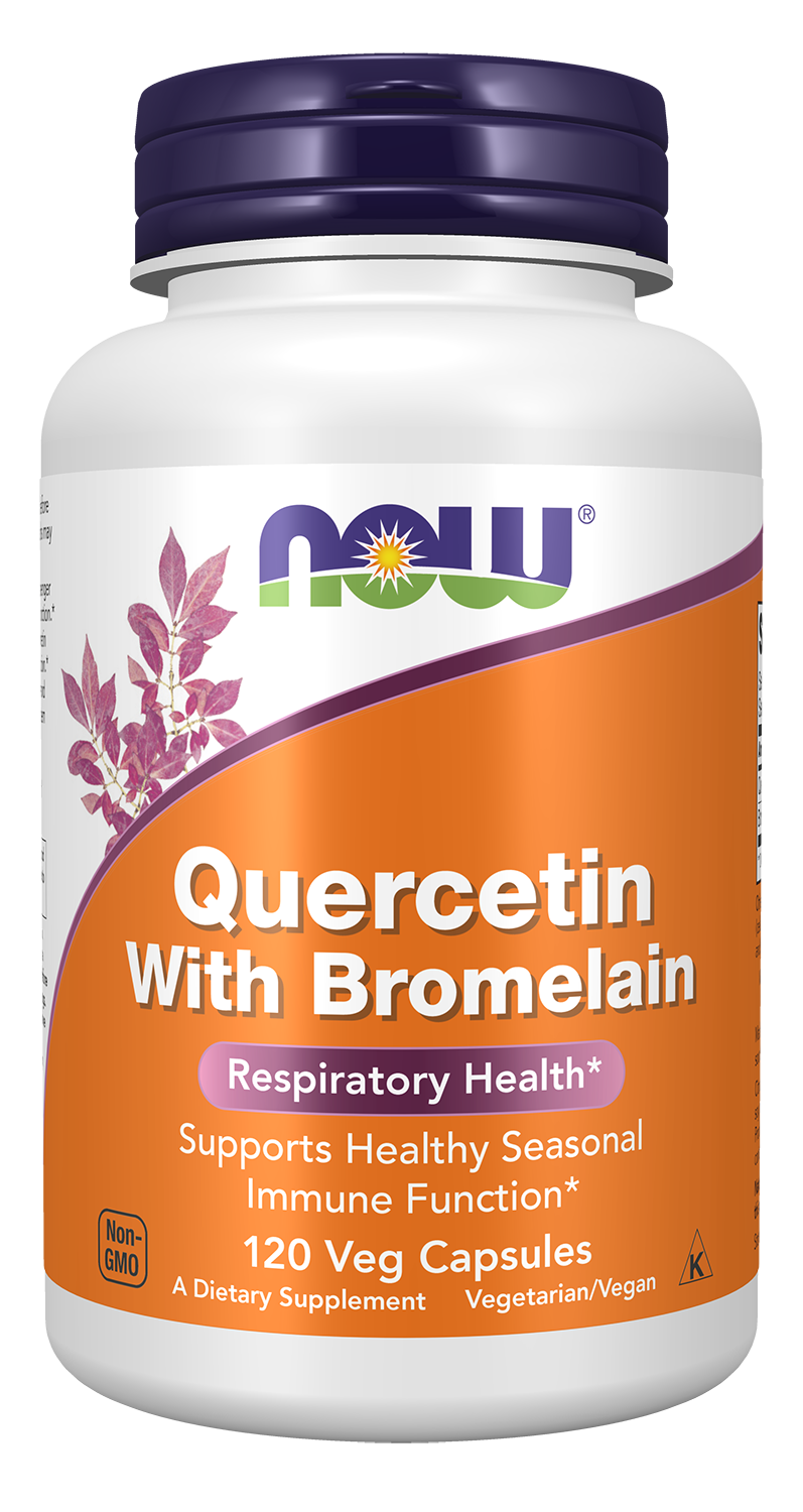 NOW Supplements, Quercetin with Bromelain, 120 Veg Caps