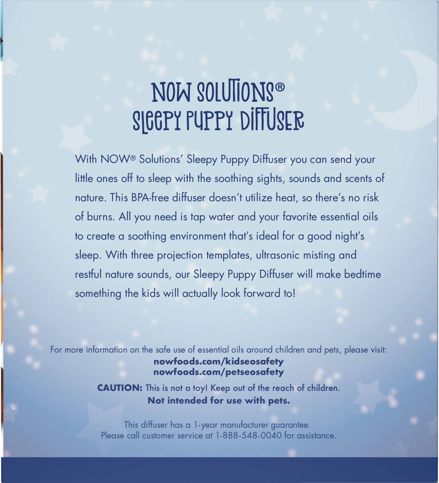 NOW Solutions, Sleepy Puppy Kids Ultrasonic USB Aromatherapy Oil Diffuser