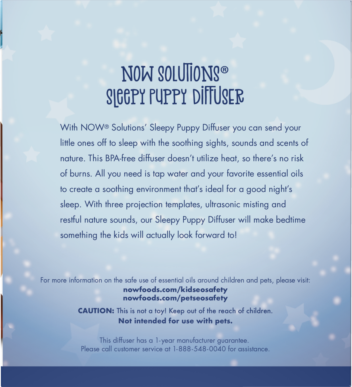NOW Solutions, Sleepy Puppy Kids Ultrasonic USB Aromatherapy Oil Diffuser