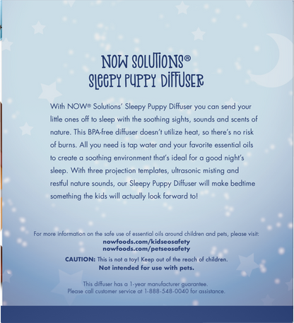 NOW Solutions, Sleepy Puppy Kids Ultrasonic USB Aromatherapy Oil Diffuser