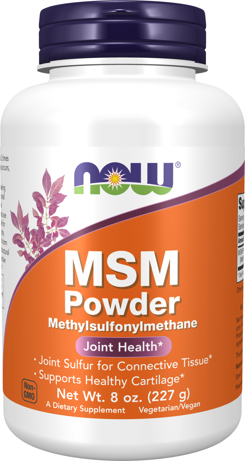 NOW Supplements, MSM Powder, Joint Health*, 8 oz