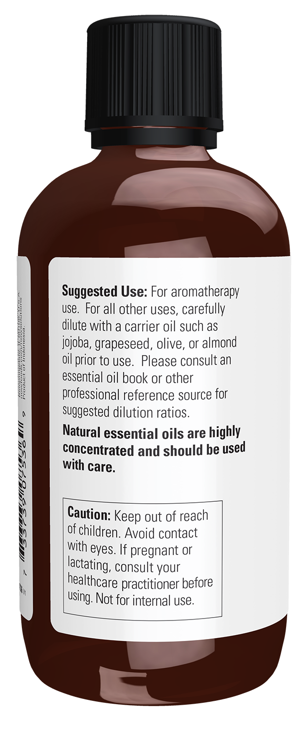NOW Essential Oils, Citronella Oil, Undiluted, Steam Distilled, 4 fl. oz