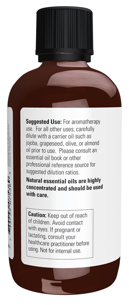 NOW Essential Oils, Citronella Oil, Undiluted, Steam Distilled, 4 fl. oz