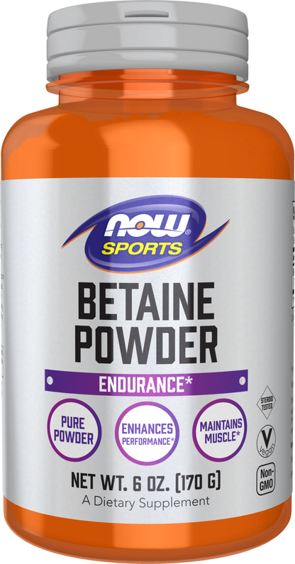 NOW Sports, Betaine TMG Powder, Enhances Performance*, 6 oz
