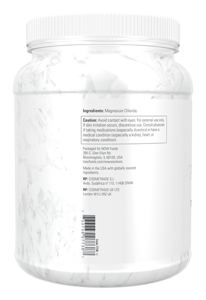 NOW Solutions, Magnesium Flakes, from the Ancient Seabed, 54 oz