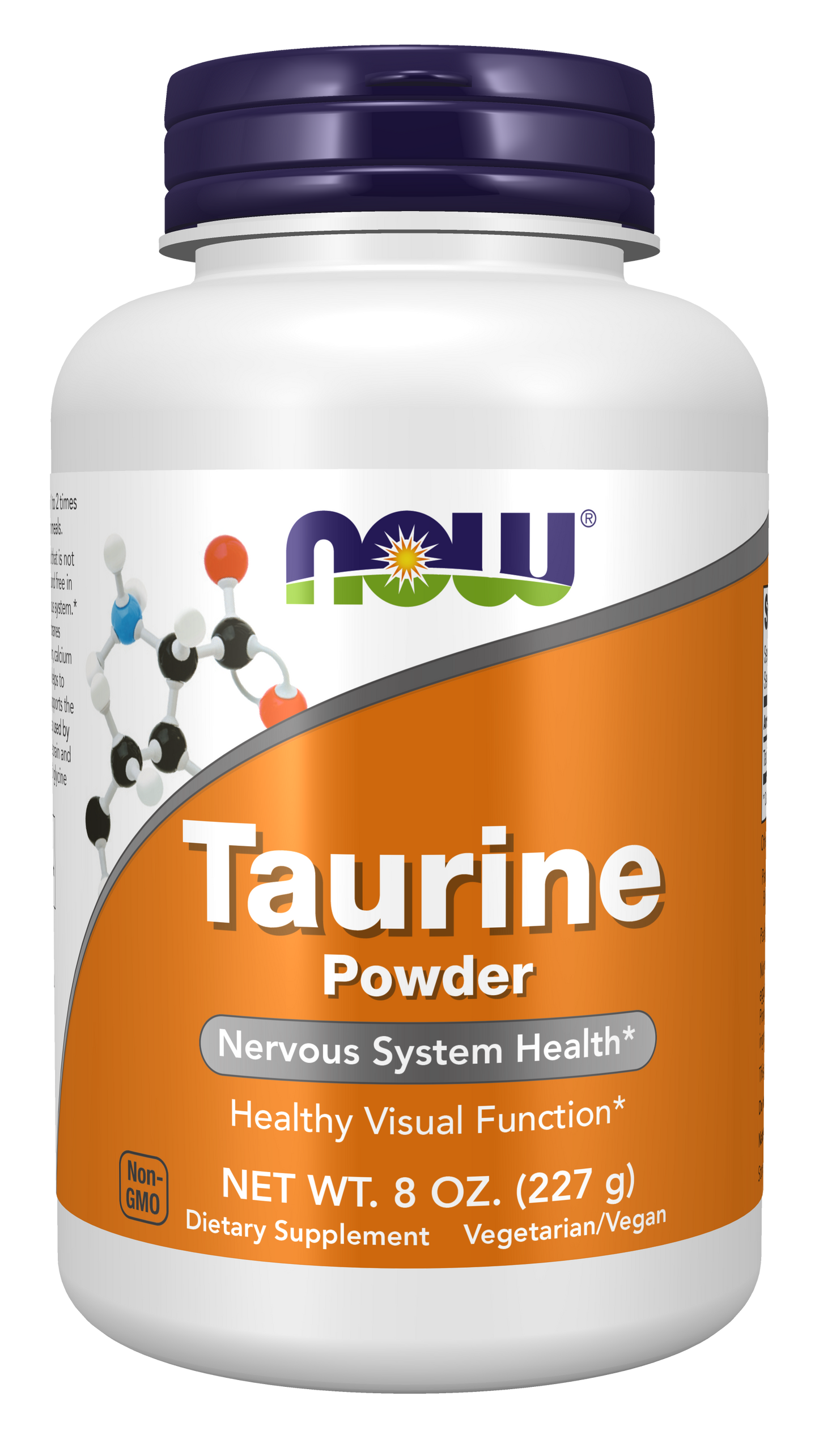 NOW Supplements, Taurine Powder, Amino Acid, 8 oz