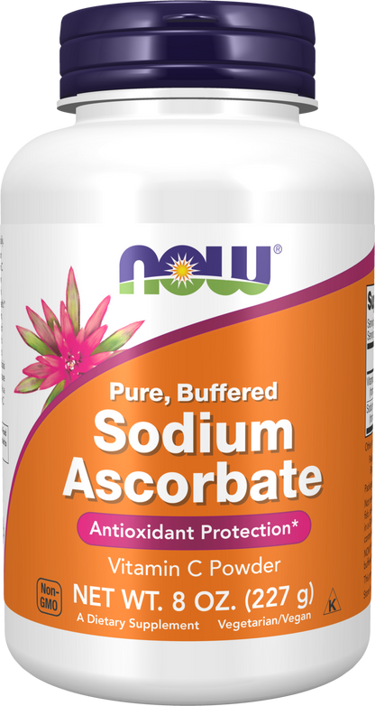 NOW Supplements, Sodium Ascorbate Powder, Antioxidant Protection*, 8-oz