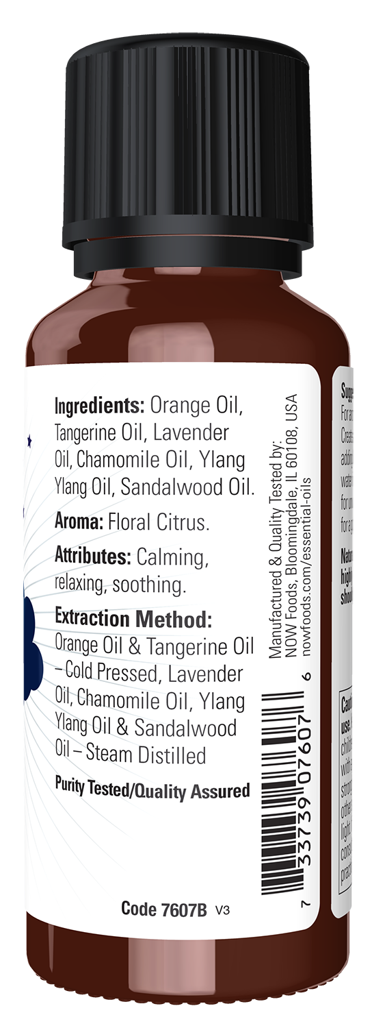 NOW Essential Oils, Peaceful Sleep Oil Blend, Sleep Blend, 1 fl. oz