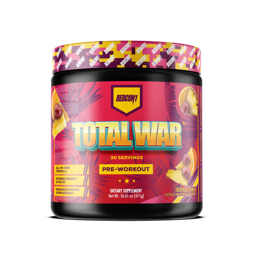 Redcon1 Total War Pre Workout - 30 Servings - Tropical Punch